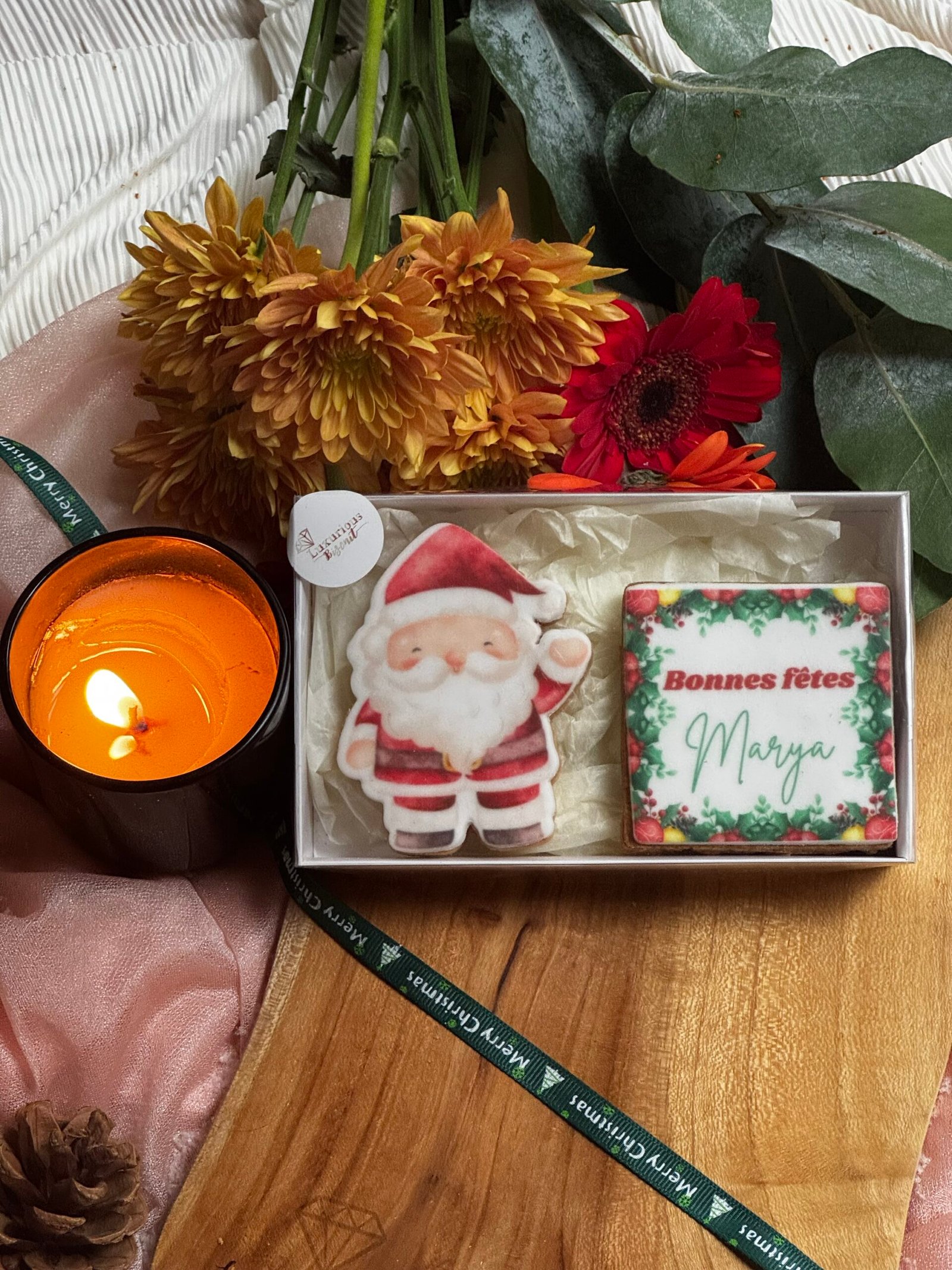 Coffret Duo Noël – Biscuit Personnalisé